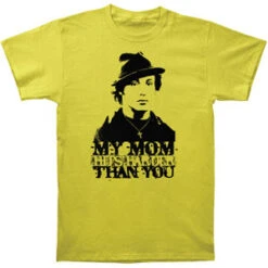 My Mom Hits Harder Slim Fit T-shirt(Rocky My Mom Hits Harder Slim Fit T Shirt 100829)