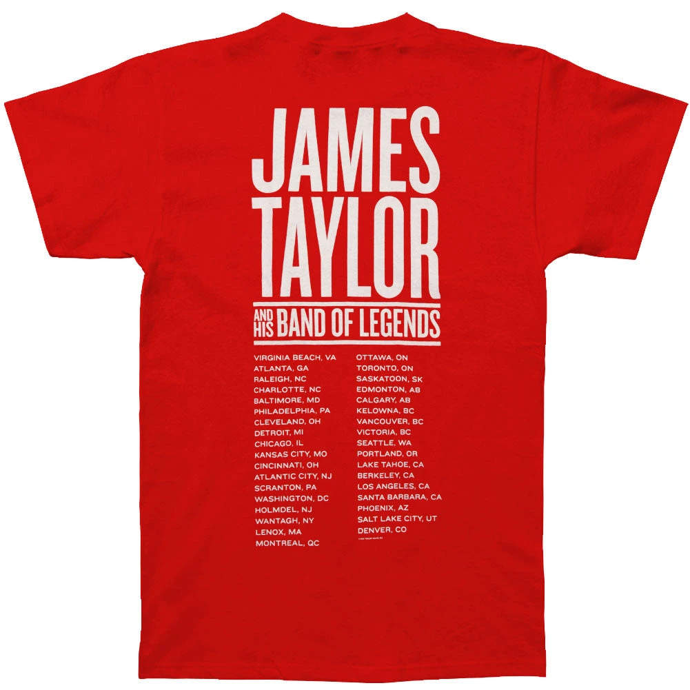 Framed Hammock Photo 2008 North America Summer Tour Slim Fit T-shirt(James Taylor Framed Hammock Photo 2008 North America Summer Tour Slim Fit T Shirt 103378) 4 Framed Hammock Photo 2008 North America Summer Tour Slim Fit T-shirt(James Taylor Framed Hammock Photo 2008 North America Summer Tour Slim Fit T Shirt 103378) - Image 2