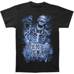 Chained Skeleton T-shirt(Avenged Sevenfold Chained Skeleton T Shirt 105271)