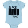 Bars & Logo Bodysuit(Black Flag Bars Logo Bodysuit 107639) -ROCABILIA CLOTHING SALE 107639F