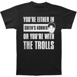 With The Trolls T-shirt(Charlie Sheen With The Trolls T Shirt 108214)