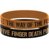 WOTF Logo Rubber Bracelet(Five Finger Death Punch Wotf Logo Rubber Bracelet 114196)