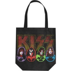 Faces & Logo (Back Print) Wallets & Handbags(Kiss Faces Logo Back Print Wallets Handbags 118126)