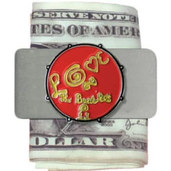 Love Drum Money Clip(Beatles Love Drum Money Clip 126263)