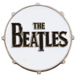 Drop-T Logo Drum Pewter Pin Badge(Beatles Drop T Logo Drum Pewter Pin Badge 126265)