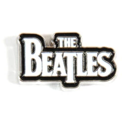 Drop-T Logo White Pewter Pin Badge(Beatles Drop T Logo White Pewter Pin Badge 126271)