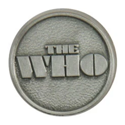 Stencil Logo Pewter Pin Badge(Who Stencil Logo Pewter Pin Badge 128456)