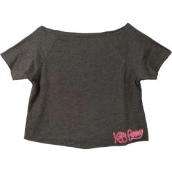 Neon Logo Crop Top Junior Top(Katy Perry Neon Logo Crop Top Junior Top 130358) -ROCABILIA CLOTHING SALE 130358B