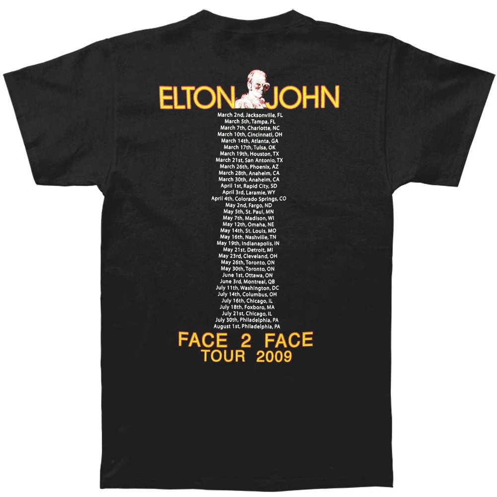 Rocket Man 2009 Tour T-shirt(Elton John Rocket Man 2009 Tour T Shirt 133585) 4 Rocket Man 2009 Tour T-shirt(Elton John Rocket Man 2009 Tour T Shirt 133585) - Image 2