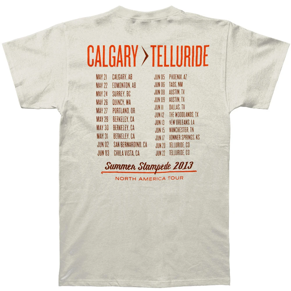 Calgary - Telluride 2013 Tour Slim Fit T-shirt(Mumford Sons Calgary Telluride 2013 Tour Slim Fit T Shirt 143782) 4 Calgary - Telluride 2013 Tour Slim Fit T-shirt(Mumford Sons Calgary Telluride 2013 Tour Slim Fit T Shirt 143782) - Image 2