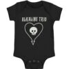 Heartskull Bodysuit(Alkaline Trio Heartskull Bodysuit 146941) -ROCABILIA CLOTHING SALE 146941F