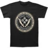 Circle Logo Slim Fit T-shirt(Bring Me The Horizon Circle Logo Slim Fit T Shirt 147120) -ROCABILIA CLOTHING SALE 147120F