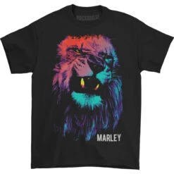 Lion In Color T-shirt(Bob Marley Lion In Color T Shirt 147514)