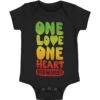 One Love Creeper Bodysuit(Bob Marley One Love Creeper Bodysuit 147539) 1 One Love Creeper Bodysuit(Bob Marley One Love Creeper Bodysuit 147539) -ROCABILIA CLOTHING SALE 147539F