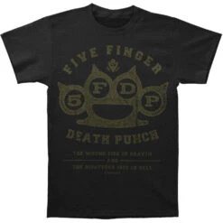 Wrong Side Slim Fit T-shirt(Five Finger Death Punch Wrong Side Slim Fit T Shirt 167317)