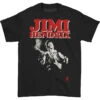 Block Logo T-shirt(Jimi Hendrix Block Logo T Shirt 167727) -ROCABILIA CLOTHING SALE 167727F