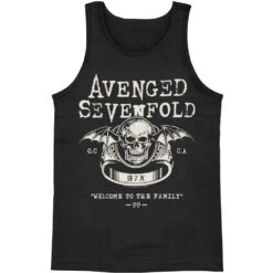 AVS Welcome Regular Mens Tank Mens Tank(Avenged Sevenfold Avs Welcome Regular Mens Tank Mens Tank 178036)