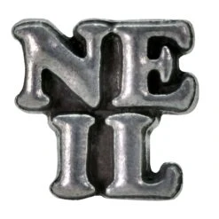 Name Logo Pewter Pin Badge(Neil Young Name Logo Pewter Pin Badge 194045)