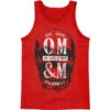 Skull Stamp Mens Tank(Of Mice Men Skull Stamp Mens Tank 207007) 2 Skull Stamp Mens Tank(Of Mice Men Skull Stamp Mens Tank 207007) -ROCABILIA CLOTHING SALE 207007F