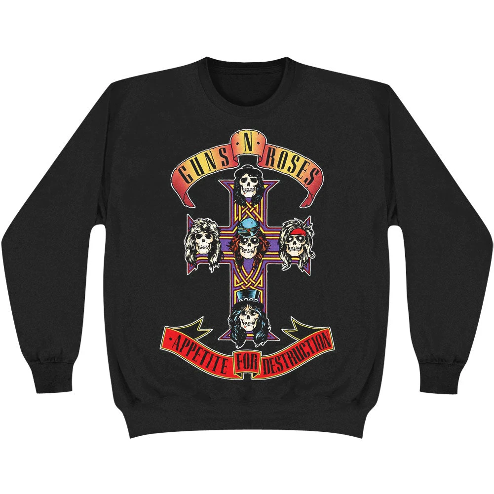 Appetite For Destruction Cross Sweatshirt Sweatshirt(Guns N Roses Appetite For Destruction Cross Sweatshirt Sweatshirt 207429) 3 Appetite For Destruction Cross Sweatshirt Sweatshirt(Guns N Roses Appetite For Destruction Cross Sweatshirt Sweatshirt 207429)