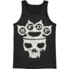 Skull Knuckles Mens Tank(Five Finger Death Punch Skull Knuckles Mens Tank 227432) -ROCABILIA CLOTHING SALE 227432F