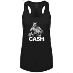 The Bird - Ladies Tank Womens Tank(Johnny Cash The Bird Ladies Tank Womens Tank 241072)