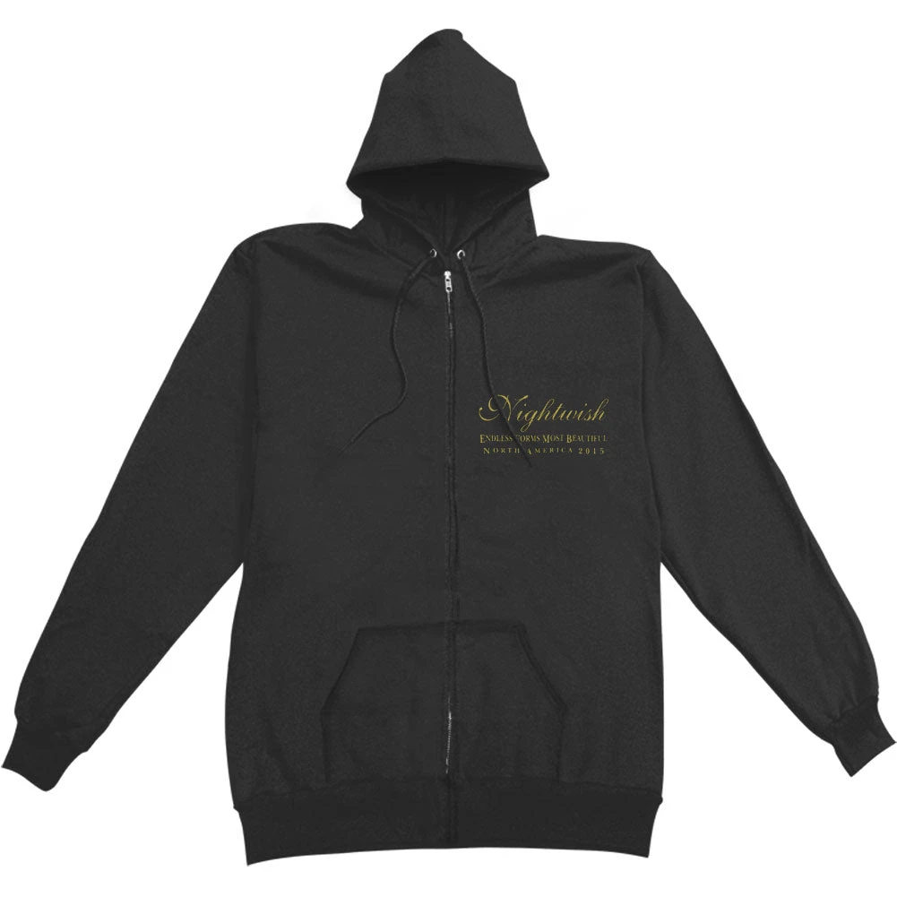 Logo Owl Zippered Hooded Sweatshirt(Nightwish Logo Owl Zippered Hooded Sweatshirt 243198) 3 Logo Owl Zippered Hooded Sweatshirt(Nightwish Logo Owl Zippered Hooded Sweatshirt 243198)