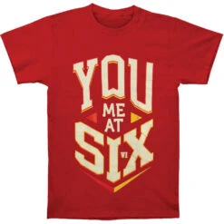 Block Logo Regular Mens Soft T Slim Fit T-shirt(You Me At Six Block Logo Regular Mens Soft T Slim Fit T Shirt 246604)