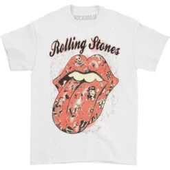 Tattoo Flash T-shirt(Rolling Stones Tattoo Flash T Shirt 250224)