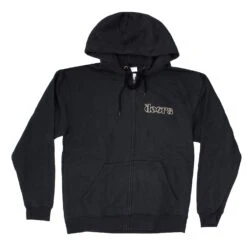 Lizard King (Back Print) Zippered Hooded Sweatshirt(Doors Lizard King Back Print Zippered Hooded Sweatshirt 250586)