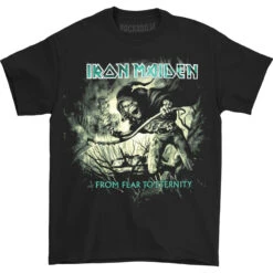 CM EXL From Fear To Eternity Distressed T-shirt(Iron Maiden Cm Exl From Fear To Eternity Distressed T Shirt 251056)