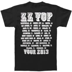 Can't Stop Rockin' 2013 Tour T-shirt(Zz Top Can T Stop Rockin 2013 Tour T Shirt 251089) -ROCABILIA CLOTHING SALE 251089B