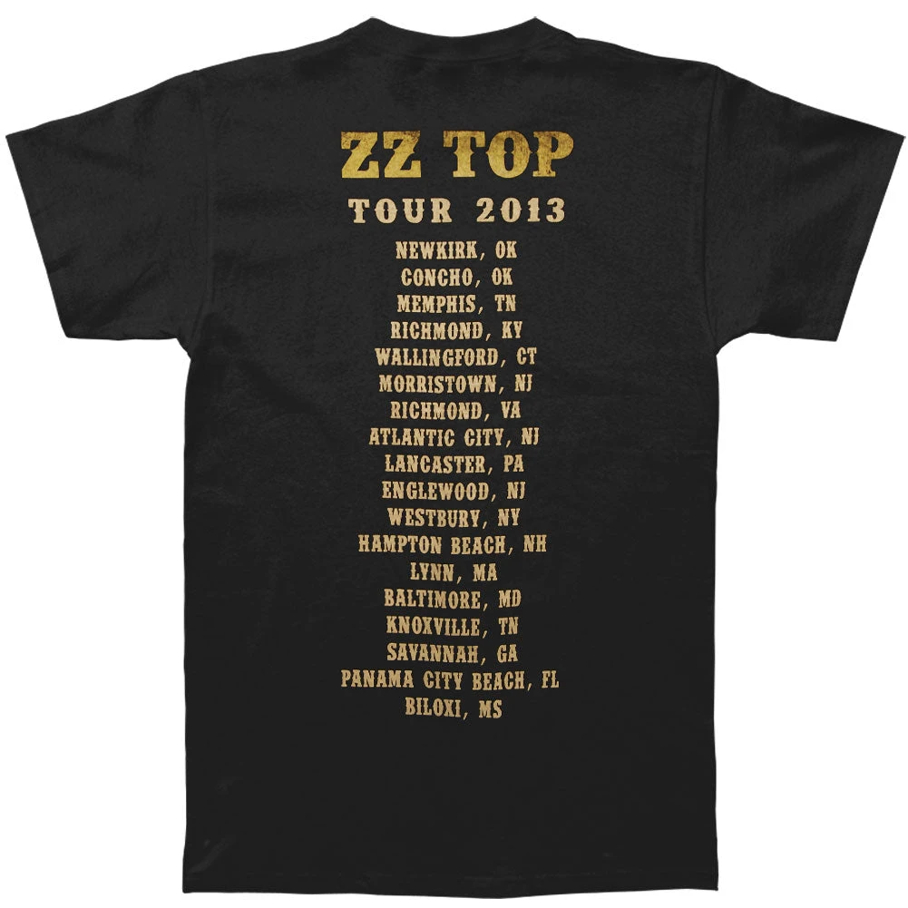 El Dorado Bar 2013 Tour T-shirt(Zz Top El Dorado Bar 2013 Tour T Shirt 251096) 4 El Dorado Bar 2013 Tour T-shirt(Zz Top El Dorado Bar 2013 Tour T Shirt 251096) - Image 2