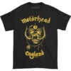 England Classic Gold T-shirt(Motorhead England Classic Gold T Shirt 251206) -ROCABILIA CLOTHING SALE 251206F