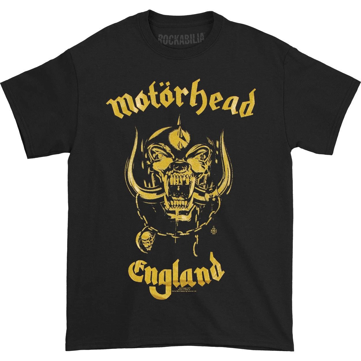 England Classic Gold T-shirt(Motorhead England Classic Gold T Shirt 251206) 3 England Classic Gold T-shirt(Motorhead England Classic Gold T Shirt 251206)