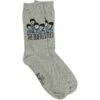 Cartoon Group (Grey) Socks(Beatles Cartoon Group Grey Socks 251633) 2 Cartoon Group (Grey) Socks(Beatles Cartoon Group Grey Socks 251633) -ROCABILIA CLOTHING SALE 251633F