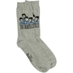 Cartoon Group (Grey) Socks(Beatles Cartoon Group Grey Socks 251633)