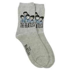 Cartoon Group (Grey) Socks(Beatles Cartoon Group Grey Socks 251634)