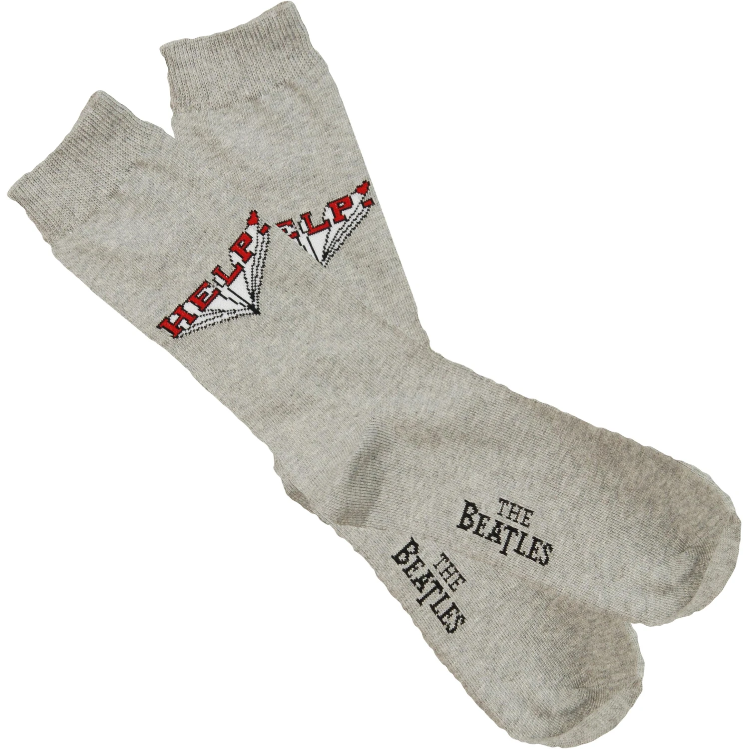 Help! (Grey) Socks(Beatles Help Grey Socks 251648) 3 Help! (Grey) Socks(Beatles Help Grey Socks 251648)
