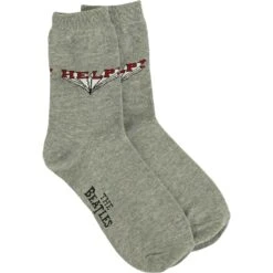Help! (Grey) Socks(Beatles Help Grey Socks 251649)