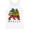 Rasta Lion Mens Tank(Bob Marley Rasta Lion Mens Tank 253319) -ROCABILIA CLOTHING SALE 253319F