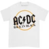 AC/DC Back In Black T-shirt(Ac Dc Back In Black T Shirt 255493) -ROCABILIA CLOTHING SALE 255493F