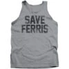 Save Ferris Mens Tank(Ferris Bueller S Day Off Save Ferris Mens Tank 266062) 1 Save Ferris Mens Tank(Ferris Bueller S Day Off Save Ferris Mens Tank 266062) -ROCABILIA CLOTHING SALE 266062F
