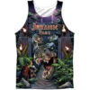 Welcome To The Park 100% Poly Mens Tank(Jurassic Park Welcome To The Park 100 Poly Mens Tank 280770) -ROCABILIA CLOTHING SALE 280770F