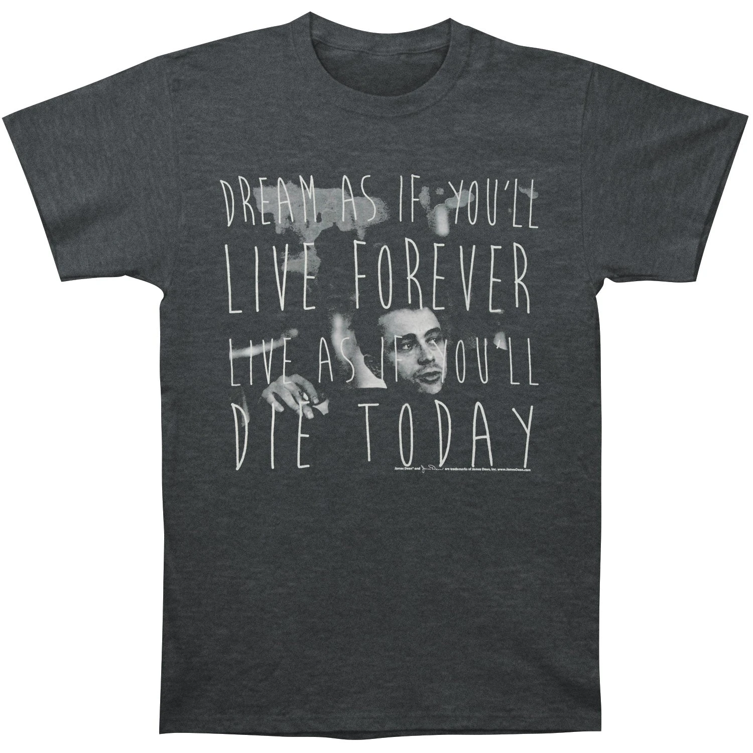 Die Today Slim Fit T-shirt(James Dean Die Today Slim Fit T Shirt 282772) 3 Die Today Slim Fit T-shirt(James Dean Die Today Slim Fit T Shirt 282772)