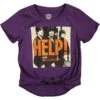 Help Front-Tie Ladies Junior Top(Beatles Help Front Tie Ladies Junior Top 286198) -ROCABILIA CLOTHING SALE 286198F