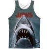 Poster 100% Poly Mens Tank(Jaws Poster 100 Poly Mens Tank 307007) -ROCABILIA CLOTHING SALE 307007F