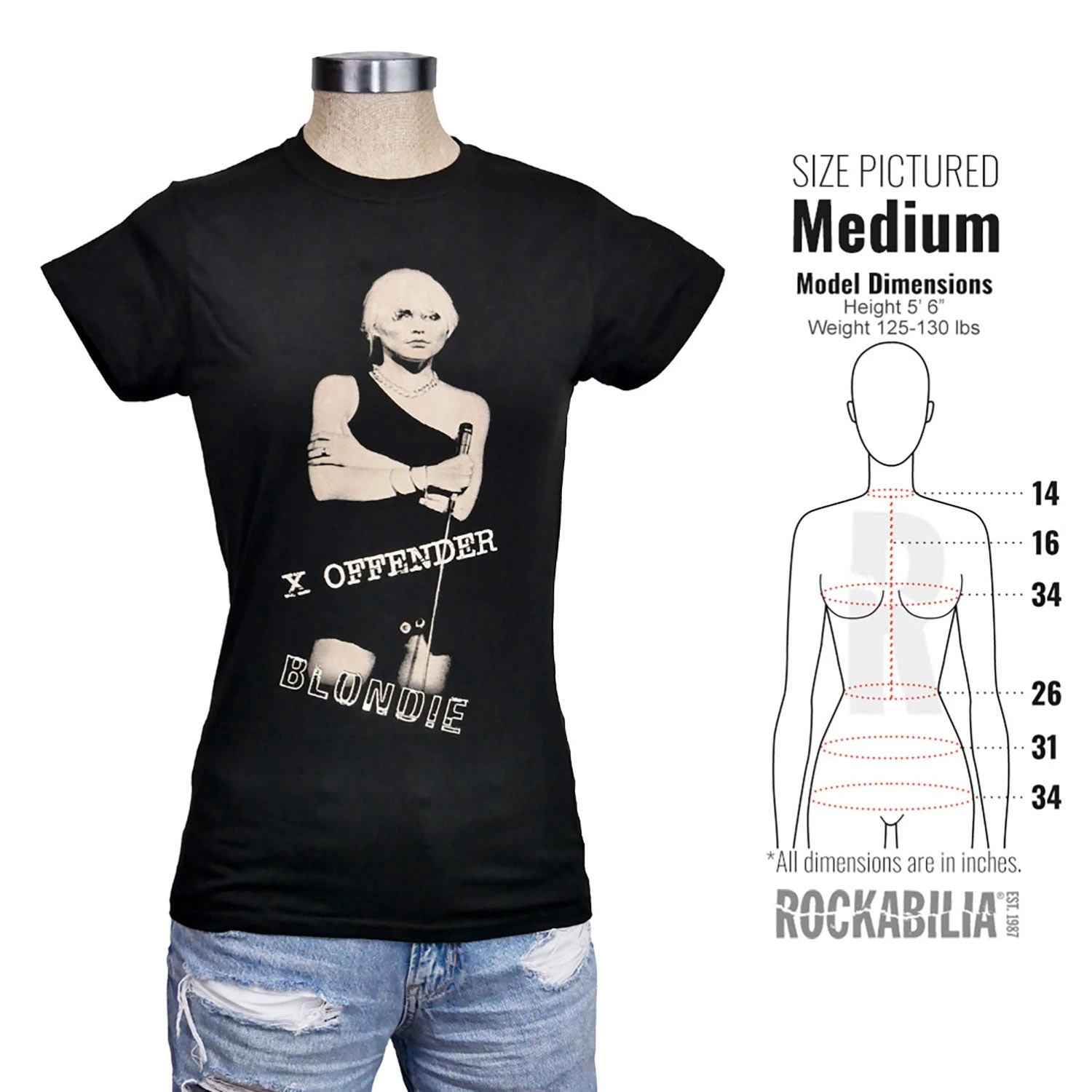 X Offender Junior Top(Blondie X Offender Junior Top 315935) 4 X Offender Junior Top(Blondie X Offender Junior Top 315935) - Image 2
