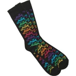 Rainbow Skeletons Socks(Grateful Dead Rainbow Skeletons Socks 326024)