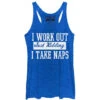 Naps - Heather - Racerback Womens Tank(Chin Up Naps Heather Racerback Womens Tank 326649) -ROCABILIA CLOTHING SALE 326649F